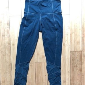 Dark green cropped leggings xxs